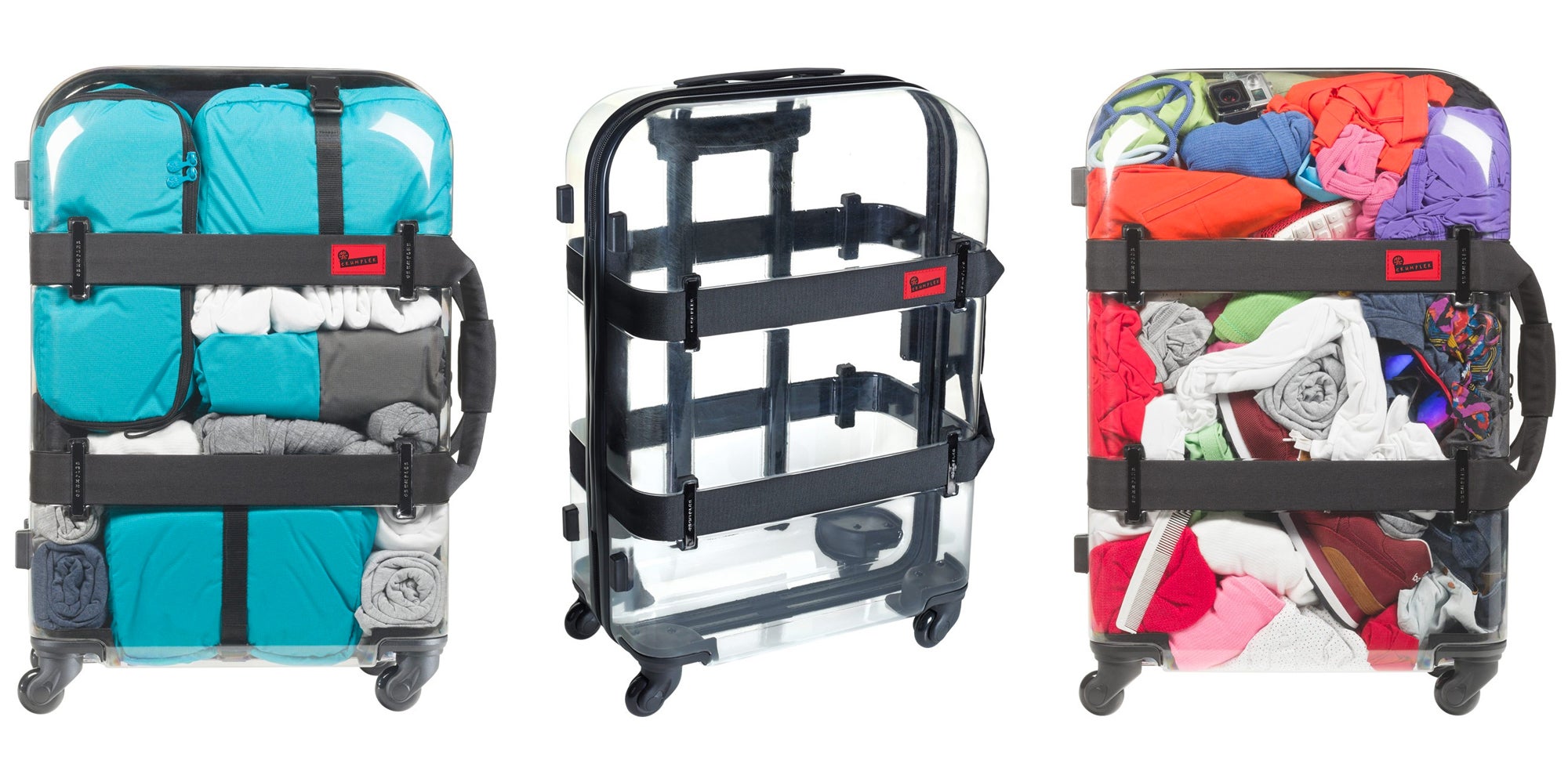 crumpler clear suitcase