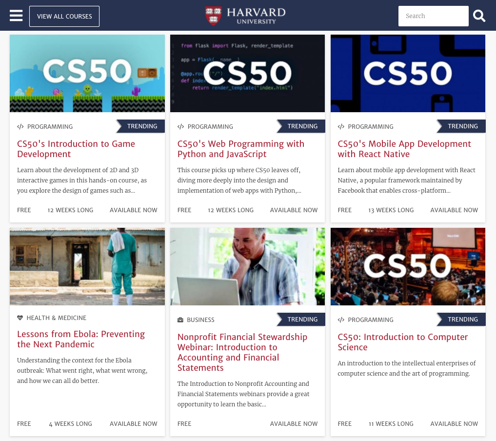 You Can Now Attend Harvard Classes Online For Free