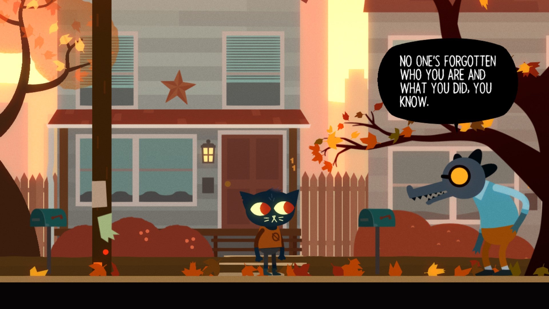 Странная осень night in the woods