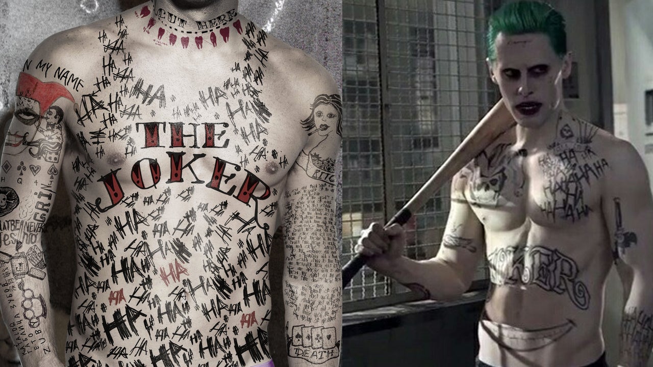 Leto Joker Tattoos: Jared Leto's Joker Wasn't Always So Twisted.