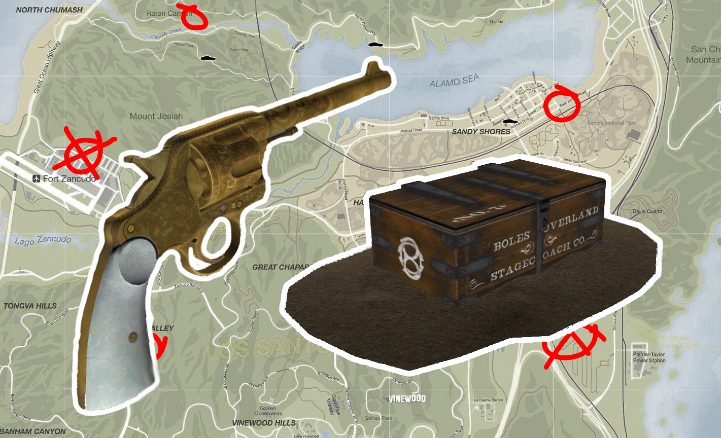 gta v treasure hunt red dead redemption 2