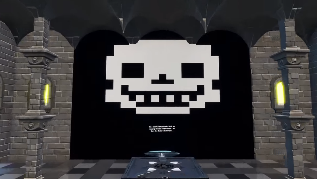 Undertale’s Toughest Boss Fight Made Into A Fortnite Map