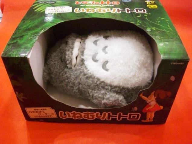 snoring totoro plush