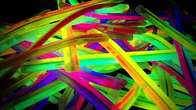 glow sticks in drinks