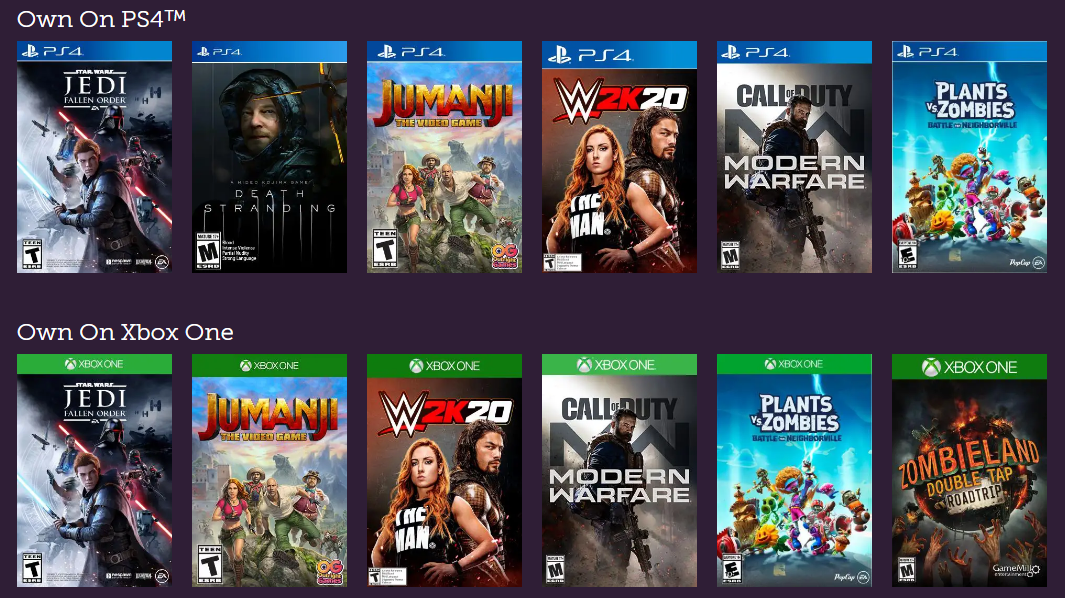 redbox ps4 games