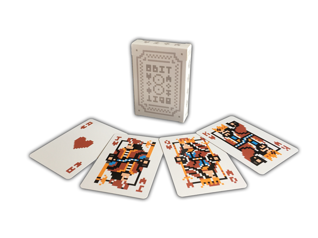 The 8Bit Deck Is A Regular Ol’ Deck Of Playing Cards, Only With Some Very Nice Pixel Art Replacing T