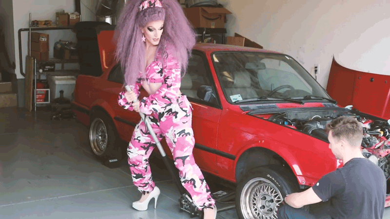 Learn How To Change A Tire From The Most Fabulous Person I’ve Ever Seen