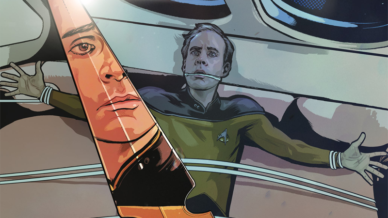 In The New Star Trek: The Next Generation Comic, A Mirror Universe Double Agent Stalks The Enterprise