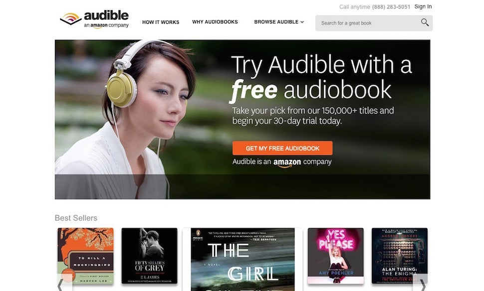 Five Best Audiobook Services