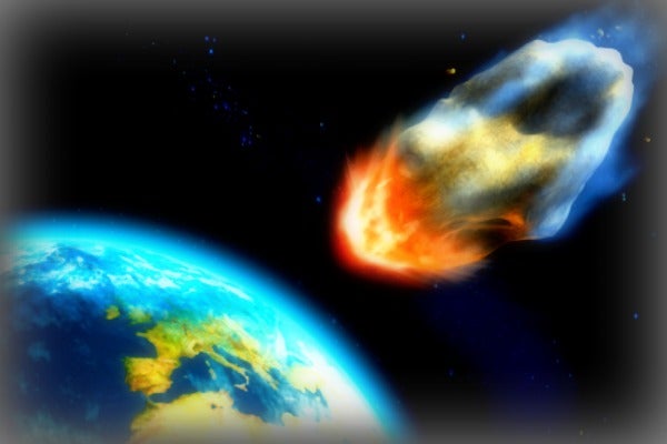 Meteor Hitting Earth