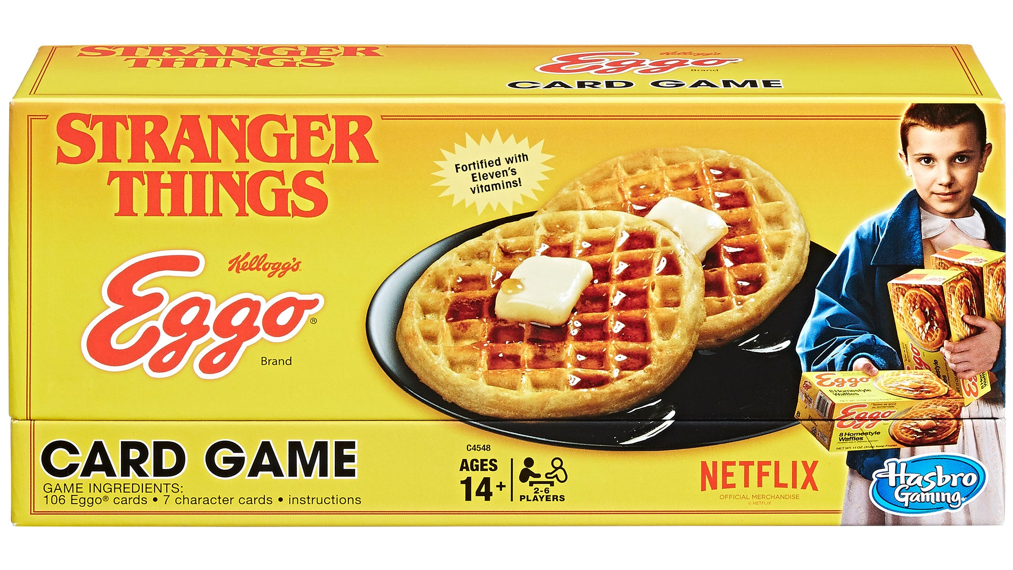 Hasbro lanza Eggo Card Game, un juego inspirado en Stranger Things