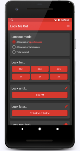 lock me now application