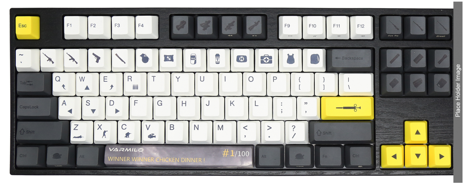 shroud keyboard layout pubg