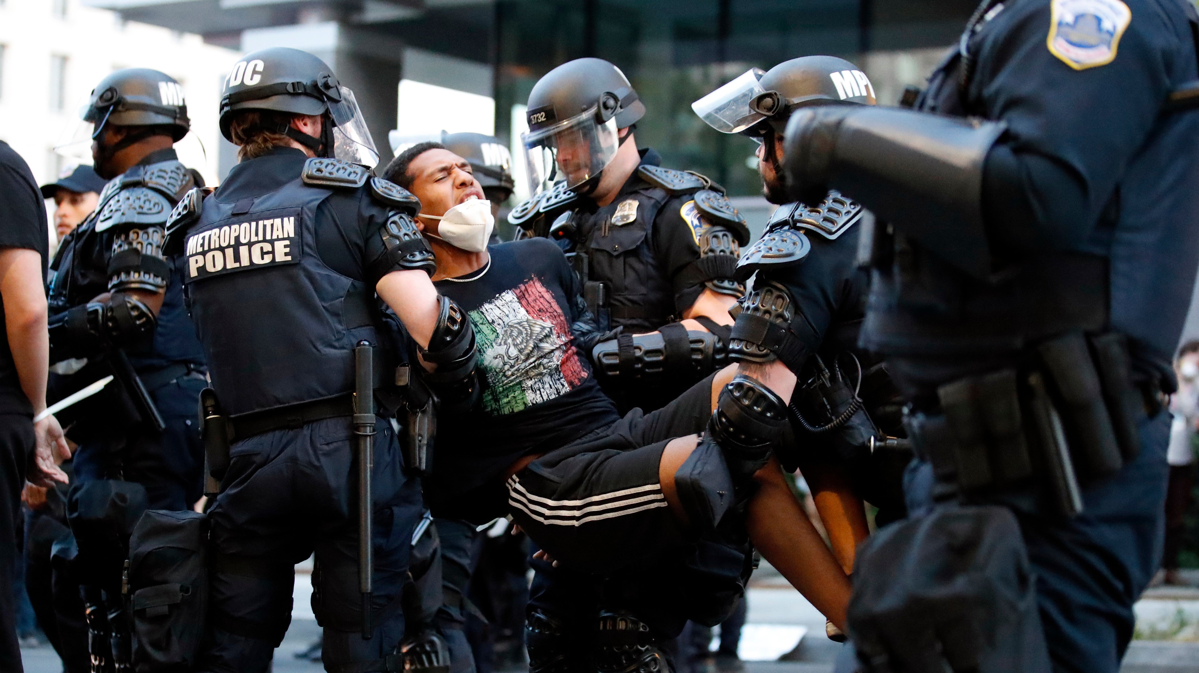 Photos: Police Use Force to Quell Protests Across the US as Trump ...