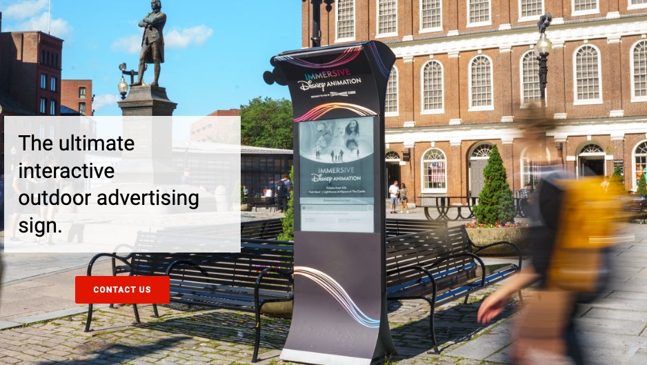 Image for Watch out for these digital kiosks because they grab your phone's data as you walk by