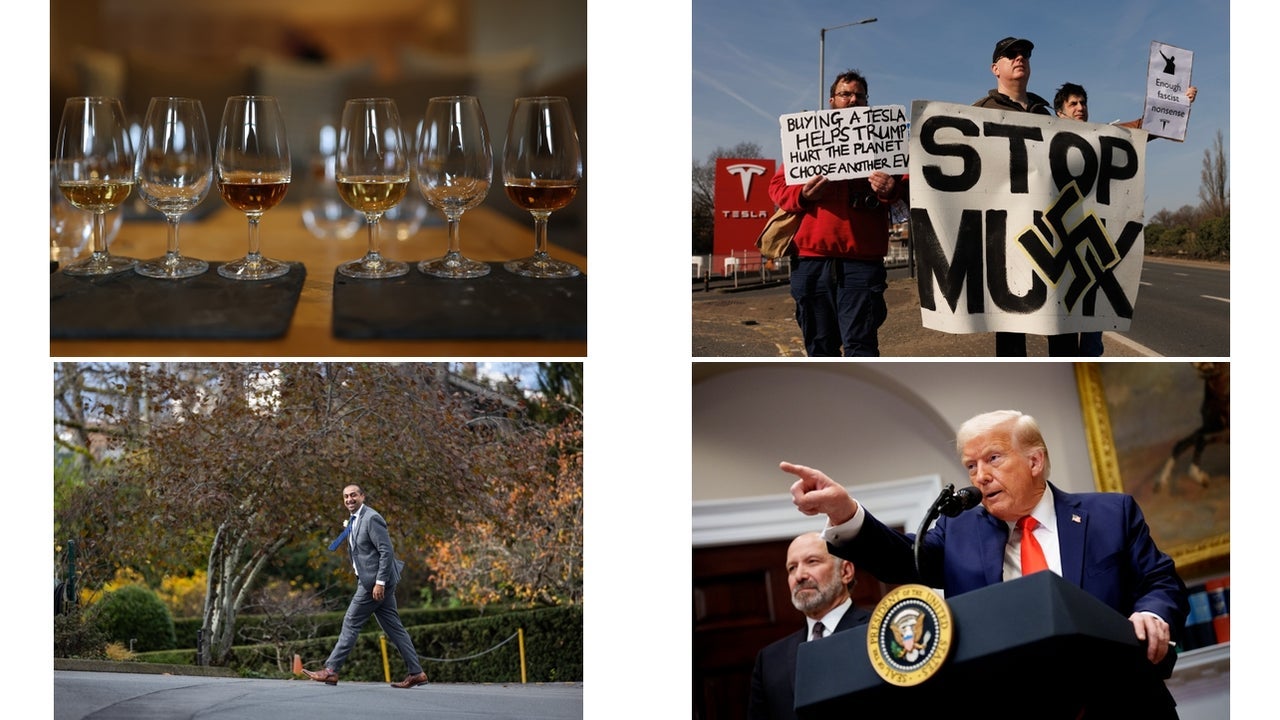 Image for Trump tariffs slam stocks, Tesla's Musk problem, and Amazon's pays up: Politics news roundup