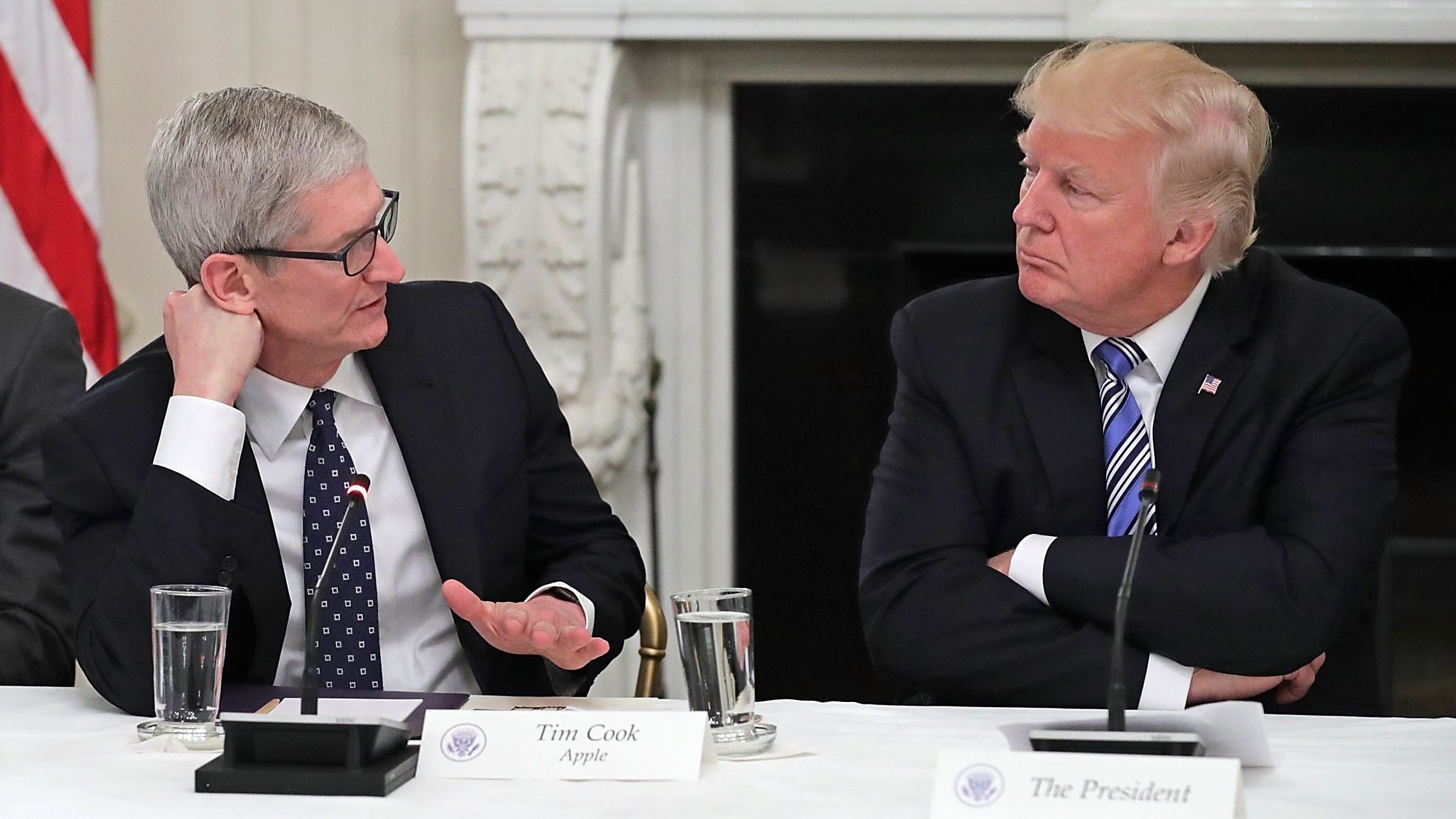 Image for Trumps Verhältnis zu Apple verschlechtert sich