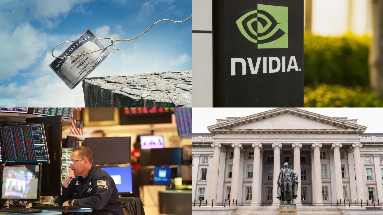 Image for Nvidia stock slumps, the Dow's losing streak, and Social Security's big changes: Markets news roundup