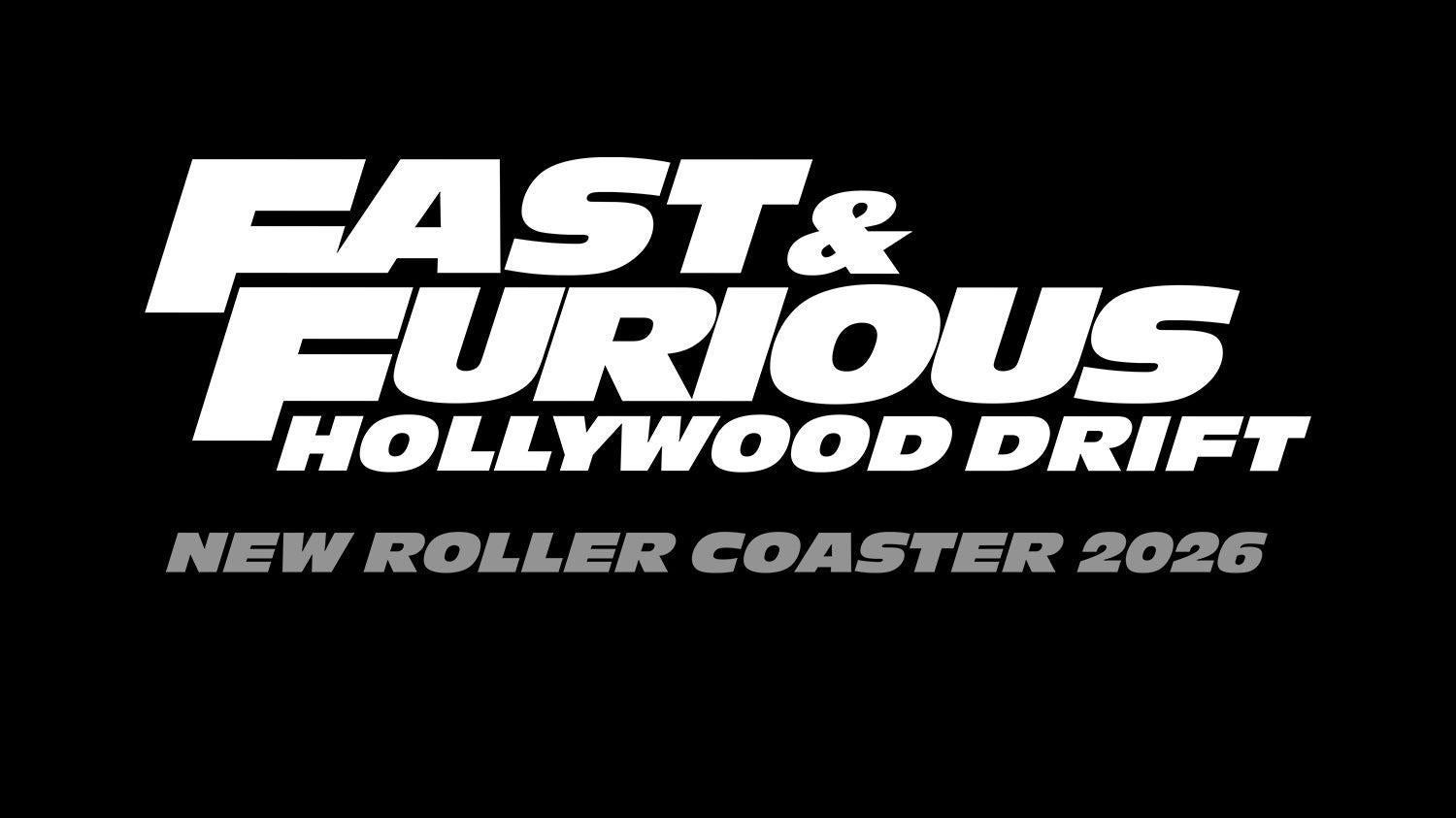 Конечно, новая горка «Форсаж» от Universal Studios называется Hollywood Drift.