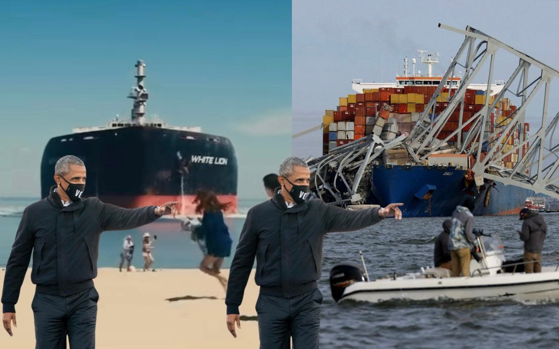 Image for The internet has some pretty dumb conspiracy theories about the Baltimore bridge collapse