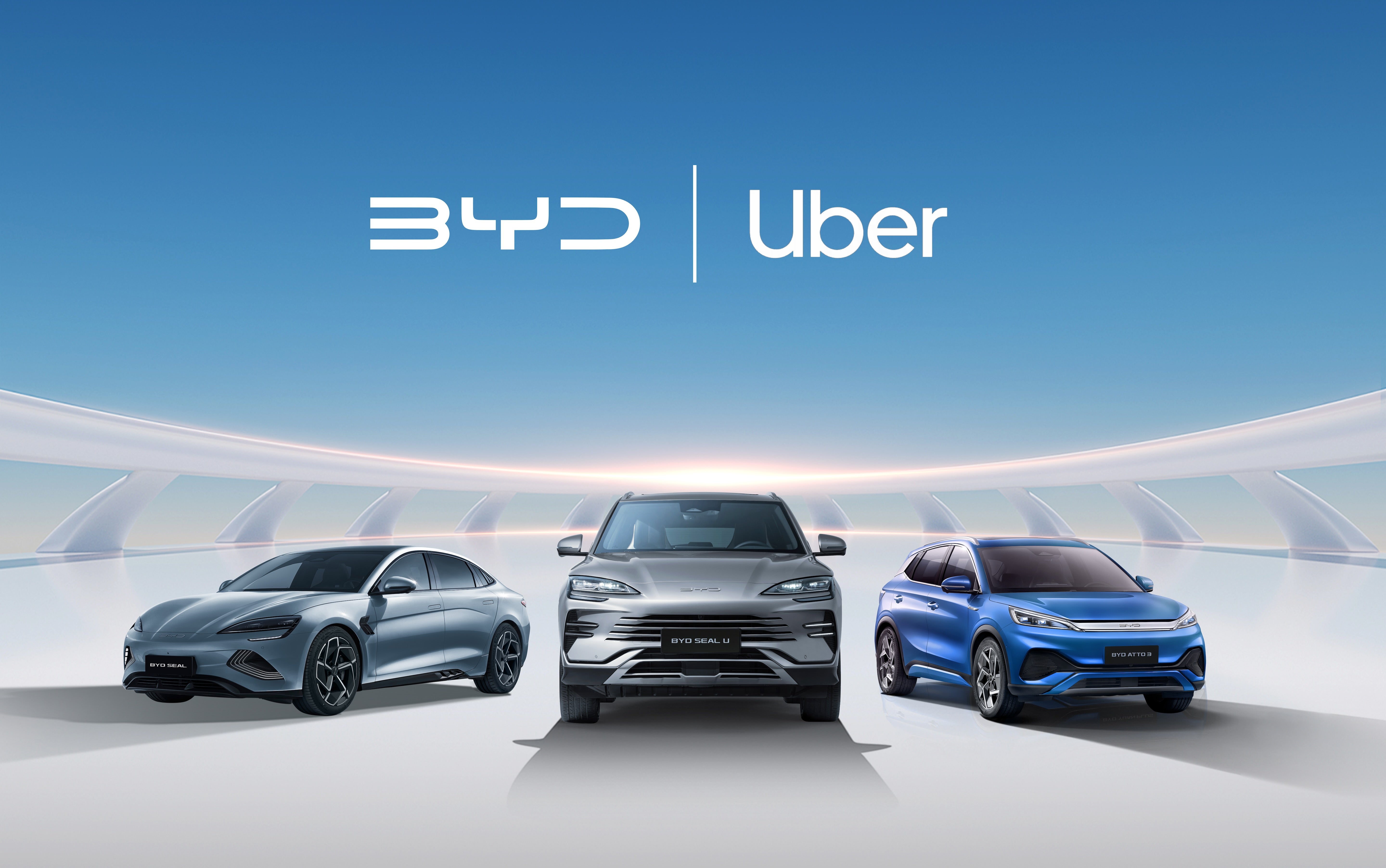 Image for Uber is teaming up with China's BYD to put its drivers in 100,000 EVs