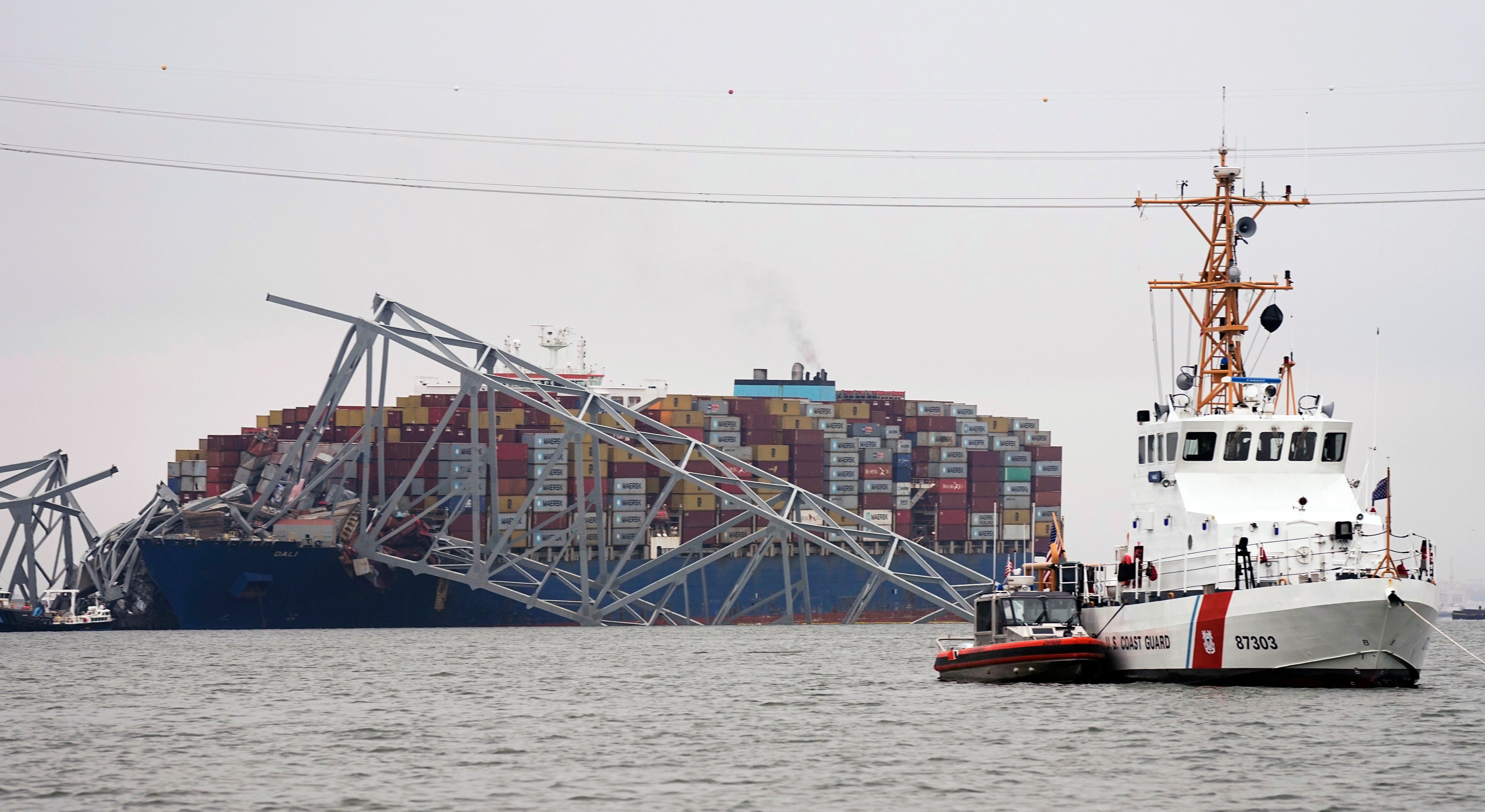 Image for Baltimore bridge collapse: Ships carrying cars and heavy equipment need to find a new harbor
