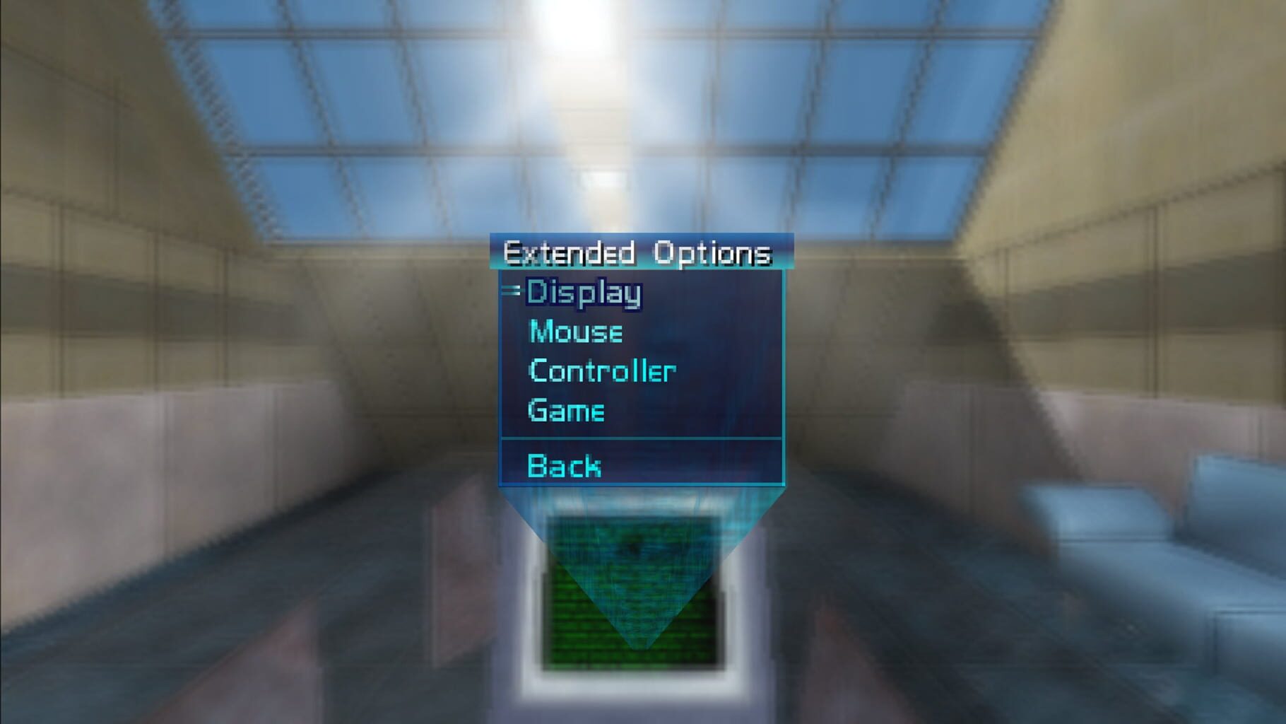 A range of options is available to configure the game to your needs