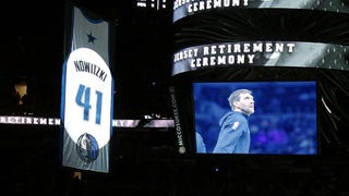 nowitzki retirement ceremony
