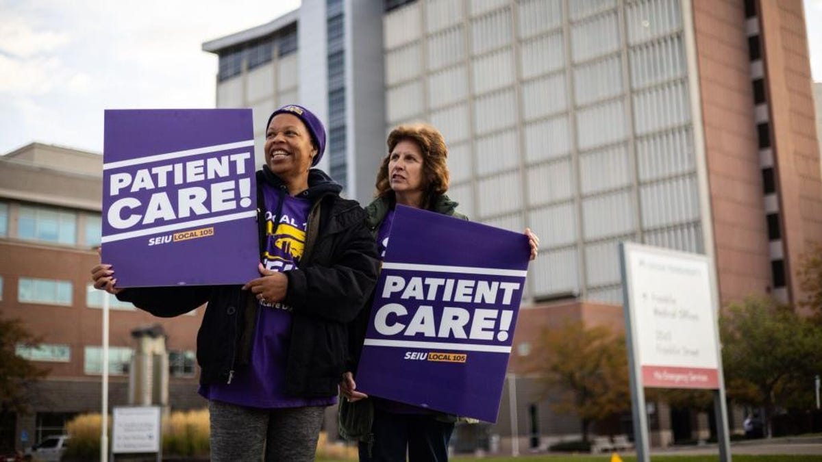 75,000 Healthcare Workers Across the U.S. Go on Strike