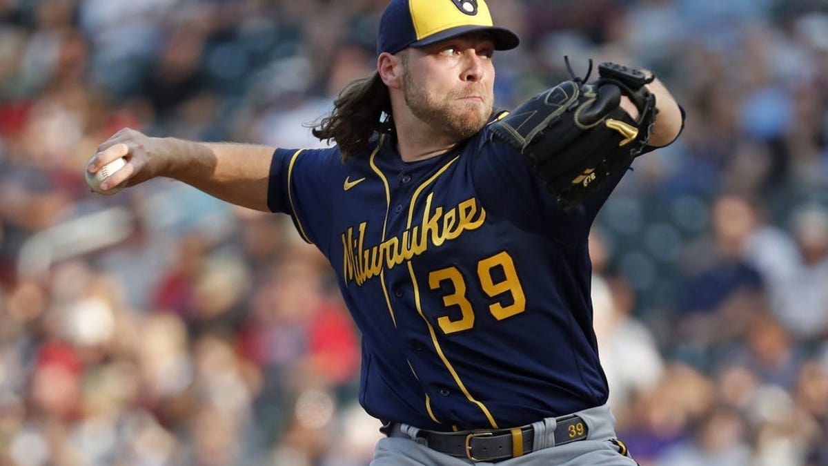 Milwaukee Brewers on X: Cy Burnes takes the mound