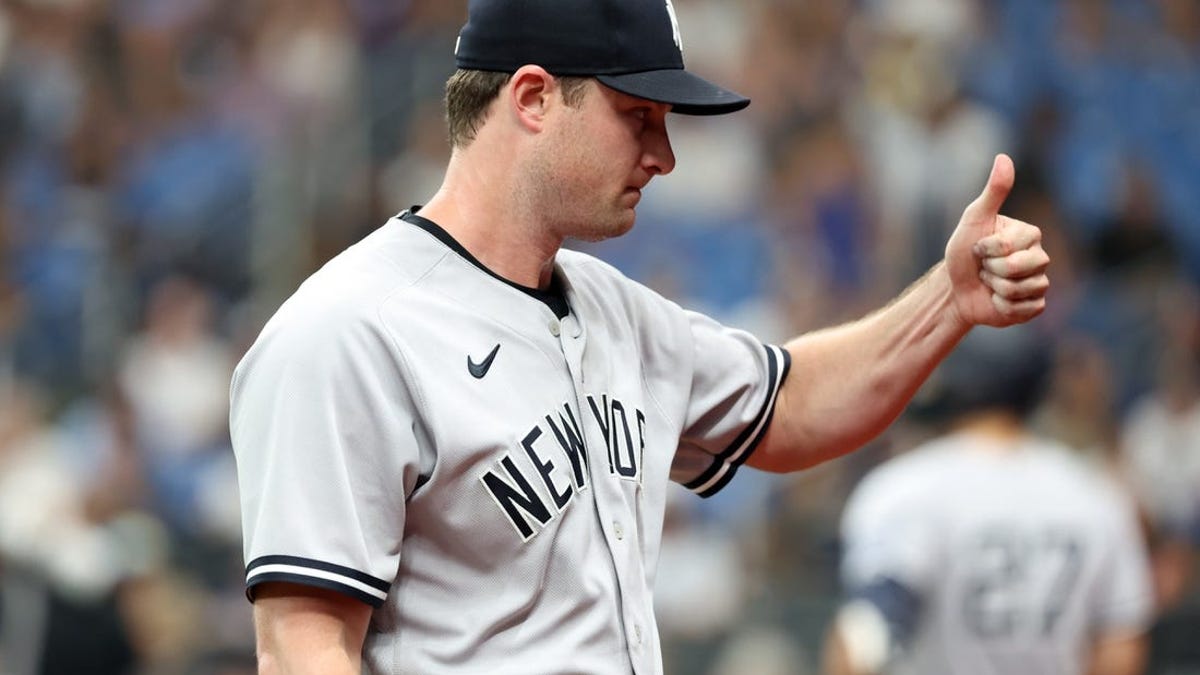 Gerrit Cole pulled in second inning of Yankees' game against Tigers