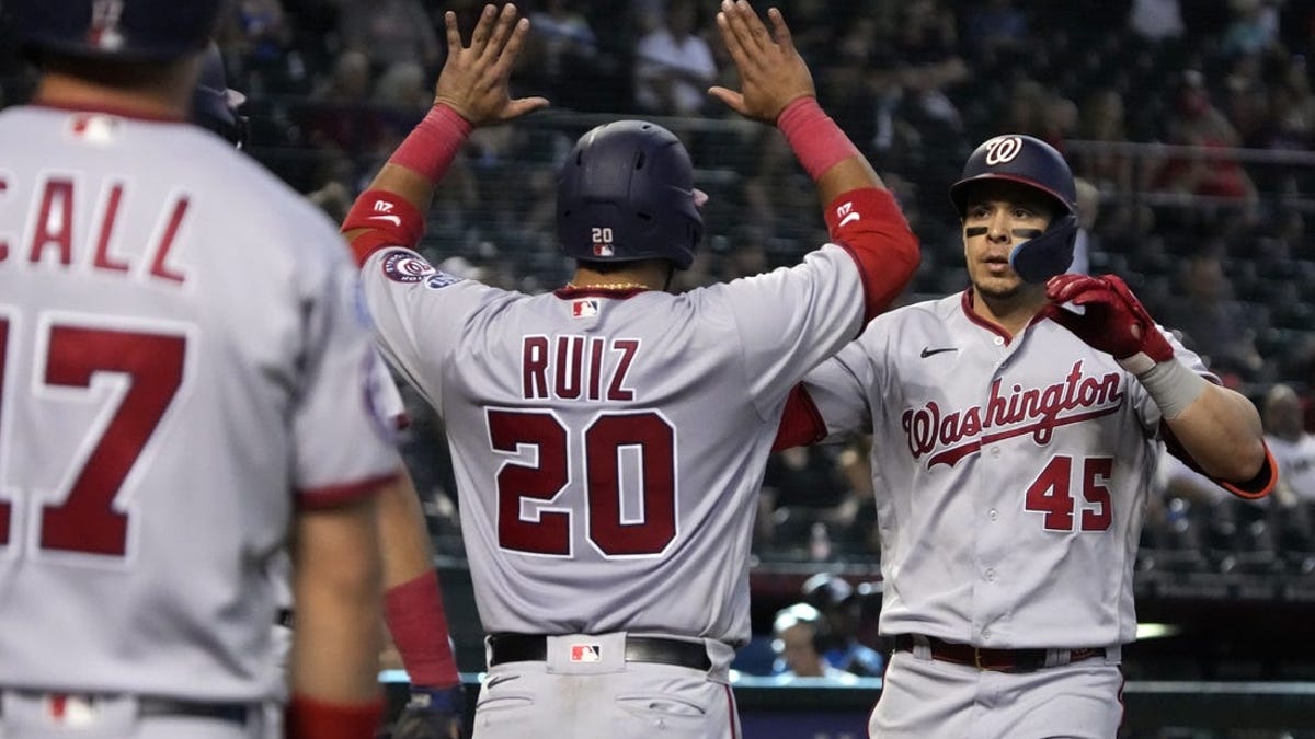 Keibert Ruiz homers on first pitch of 9th inning to lift Nationals
