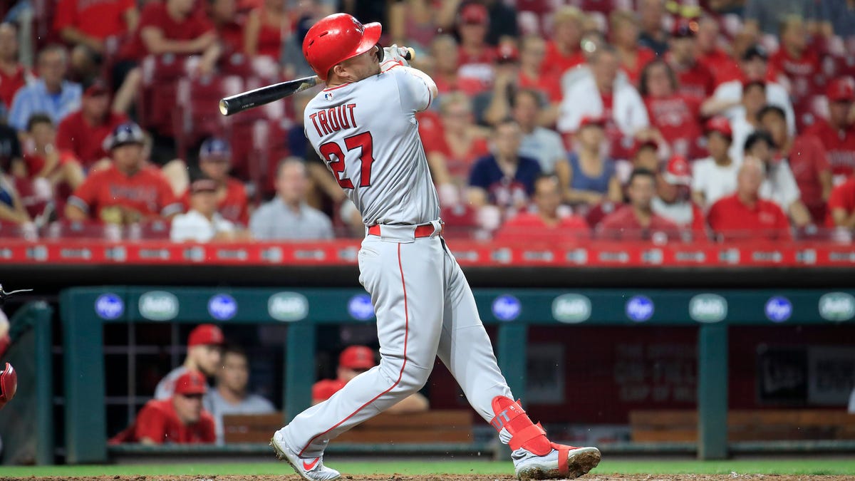 A youth baseball coach accidentally ripped apart Mike Trout's swing