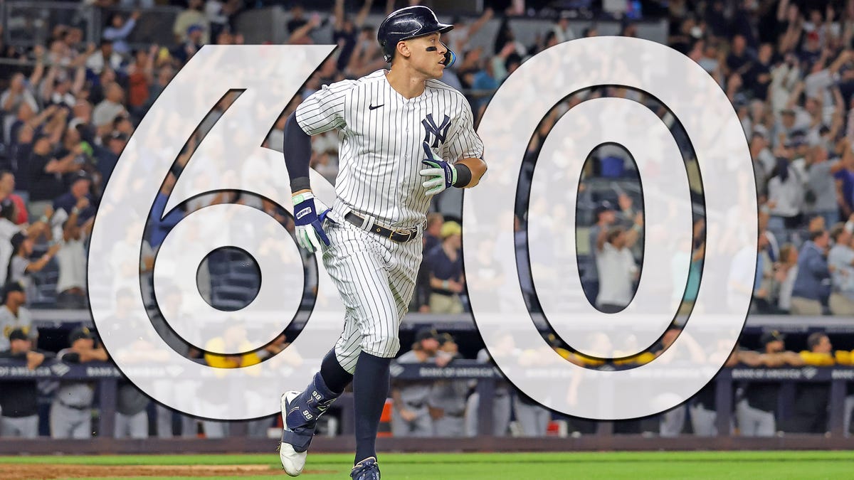Yankees' Aaron Judge hits home run No. 60