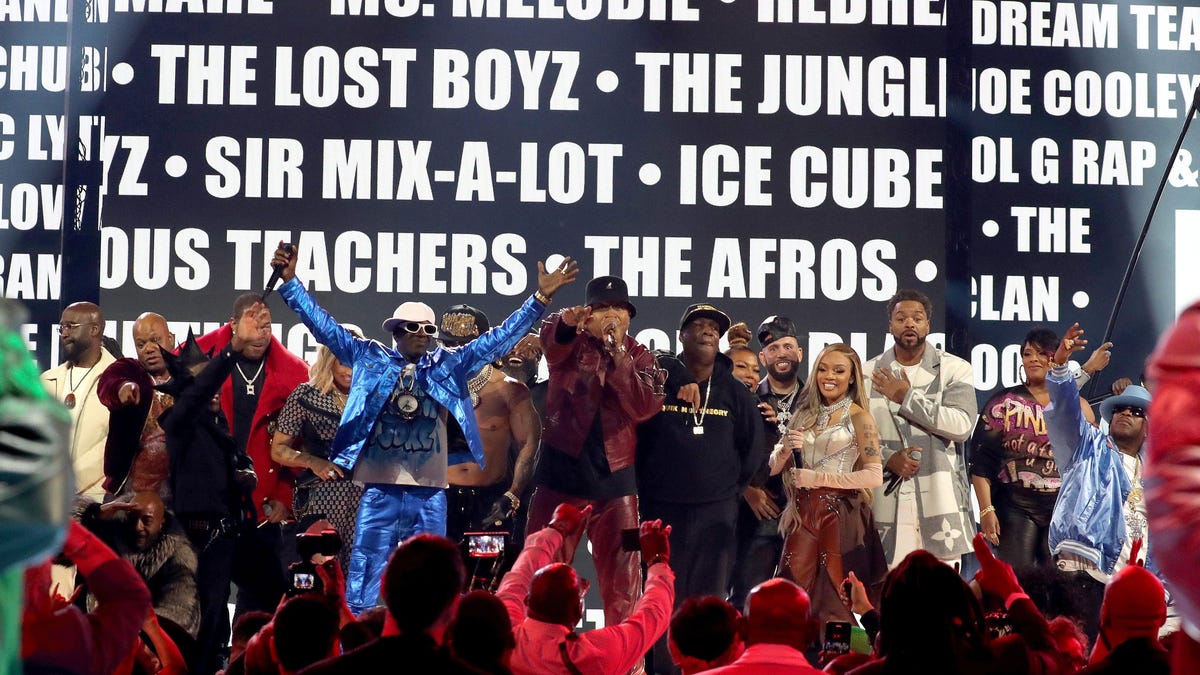 Every artist who performed at the Grammys' hiphop tribute