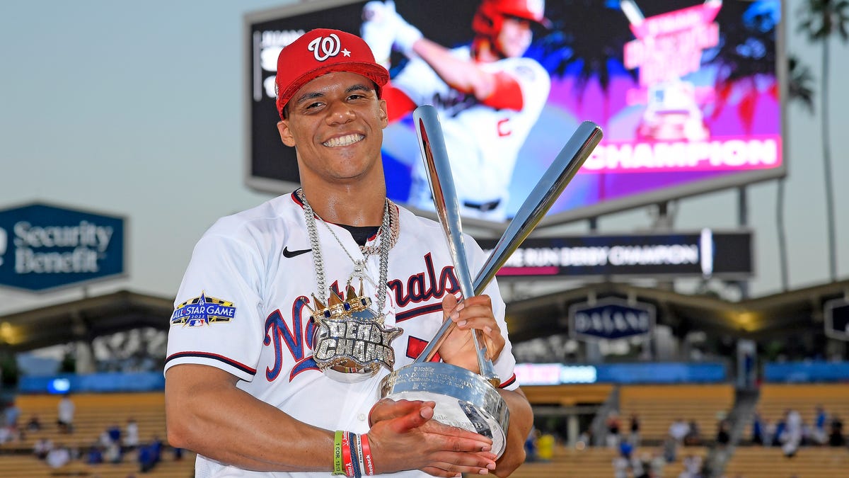 Juan Soto Jerseys, Juan Soto Gear, Home Run Derby Champion