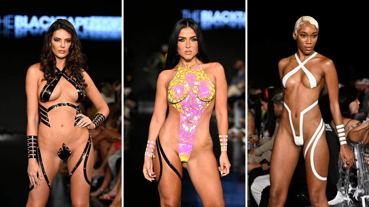 Miami Swim Week Designer Is Trying to Sell Us Tape Bikinis photo