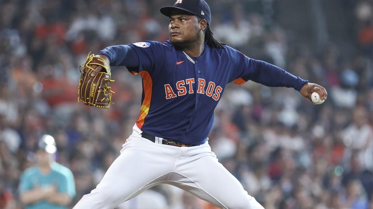 Astros starter Framber Valdez working on getting mechanics back in order