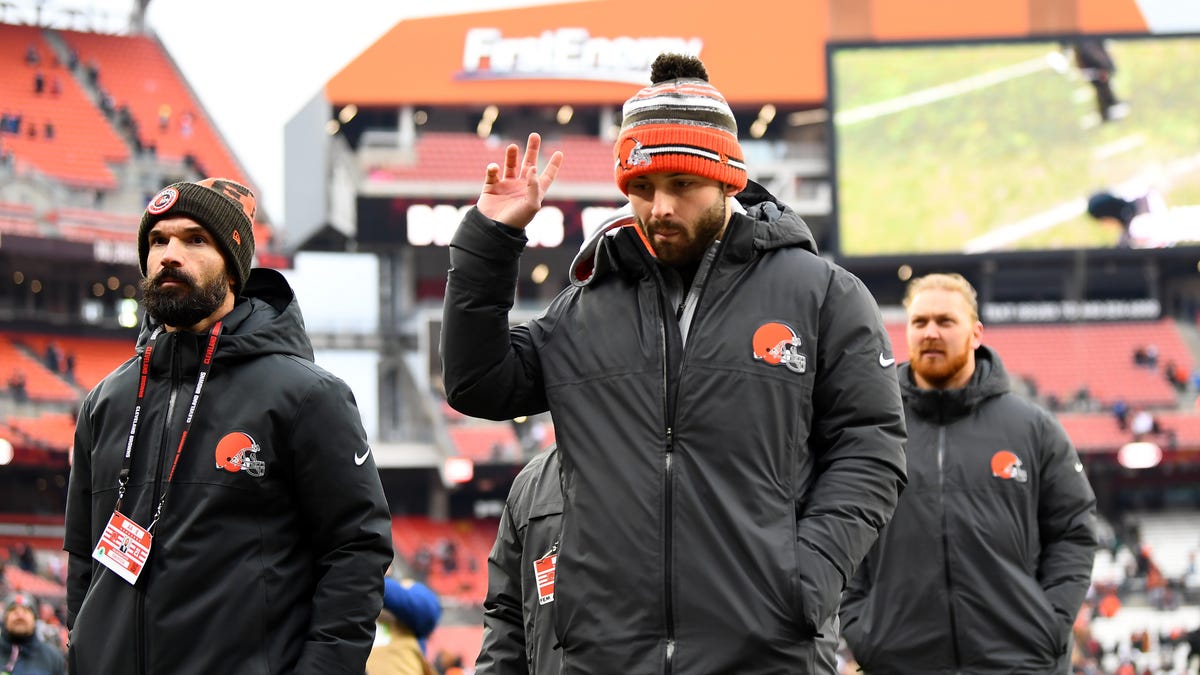 Cleveland Browns' Baker Mayfield says he's leaving social media