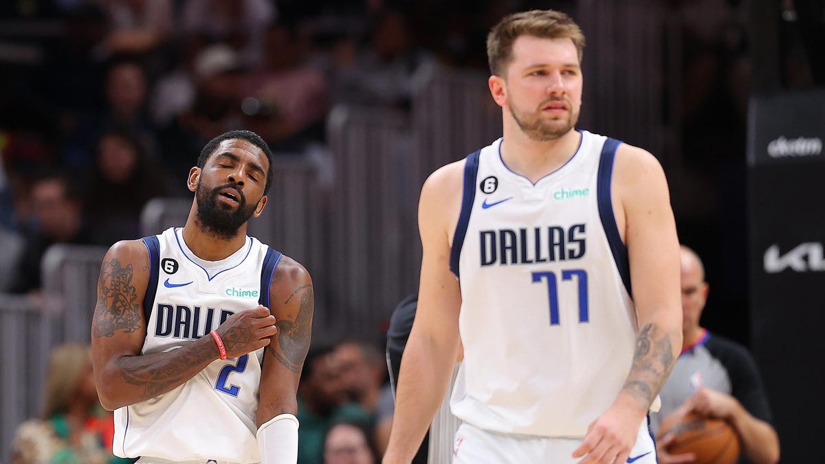 Kyrie Irving Reacts to Trade, Playing Alongside Luka Doncic