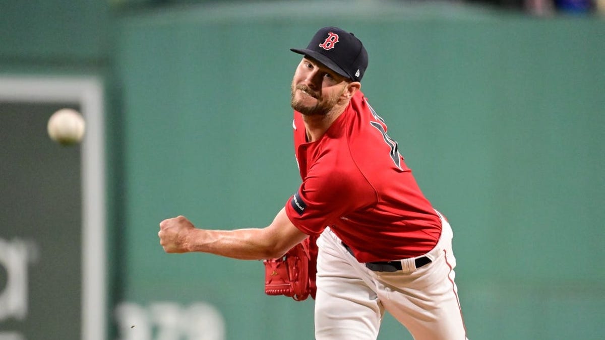 Boston Red Sox pitcher Chris Sale pitches 2 scoreless innings in