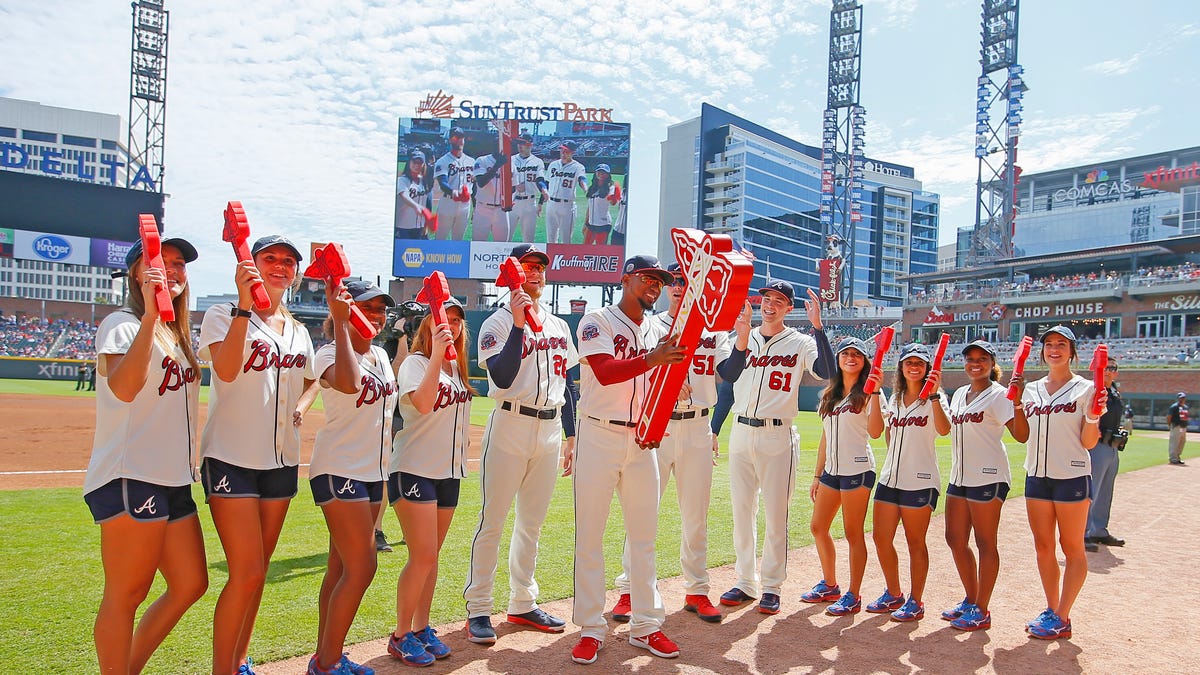 Astros fan targets Braves with 'The Chop is Racist' sign during World  Series