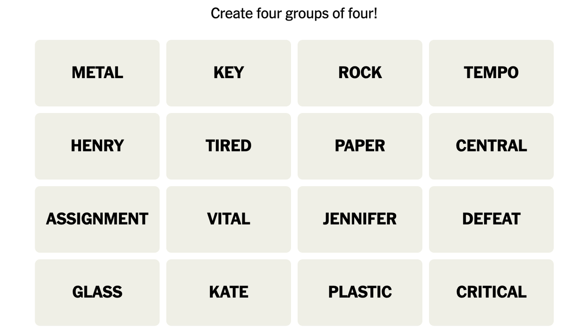 Today’s NYT Connections Hints (and Answer) for September 29, 2023