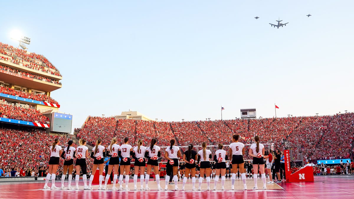 Volleyball match set world record for womens sports attendance