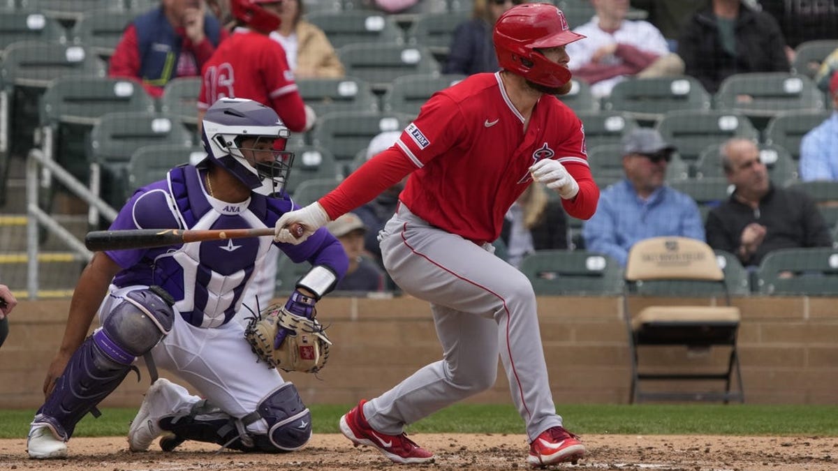 Los Angeles Angels' Jared Walsh hits three homers again