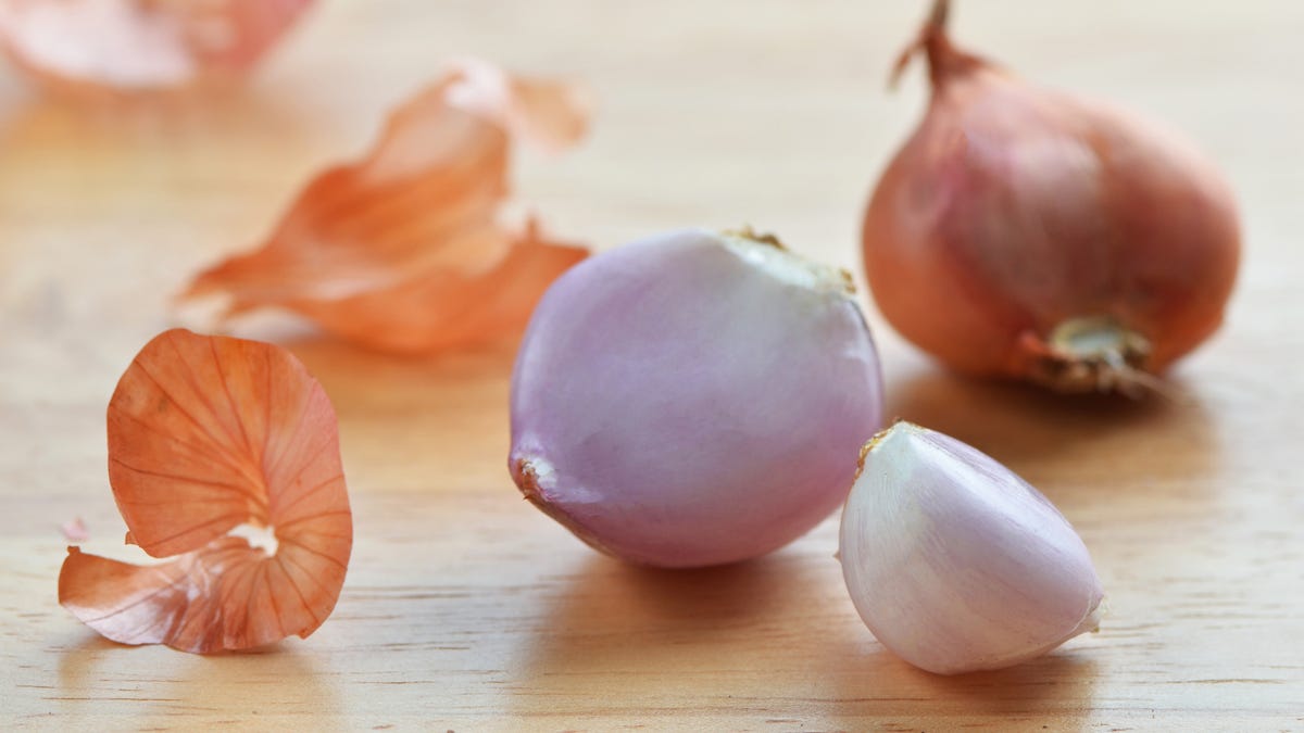 Use a Shallot Instead of Cutting an Entire Onion