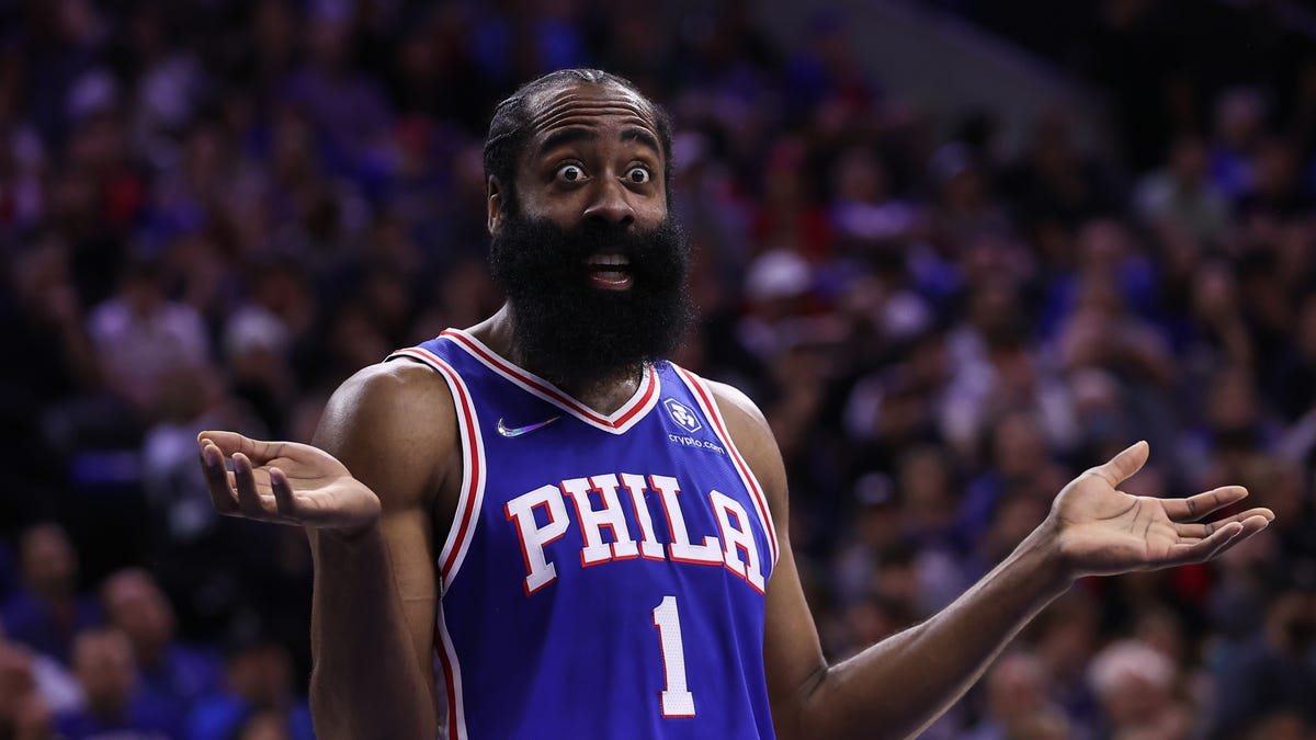 James Harden in Philadelphia: The Beard attends first 76ers