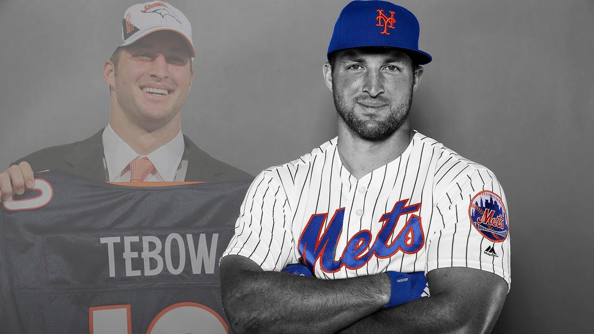 Tebow homers in Mets instructional league batting practice