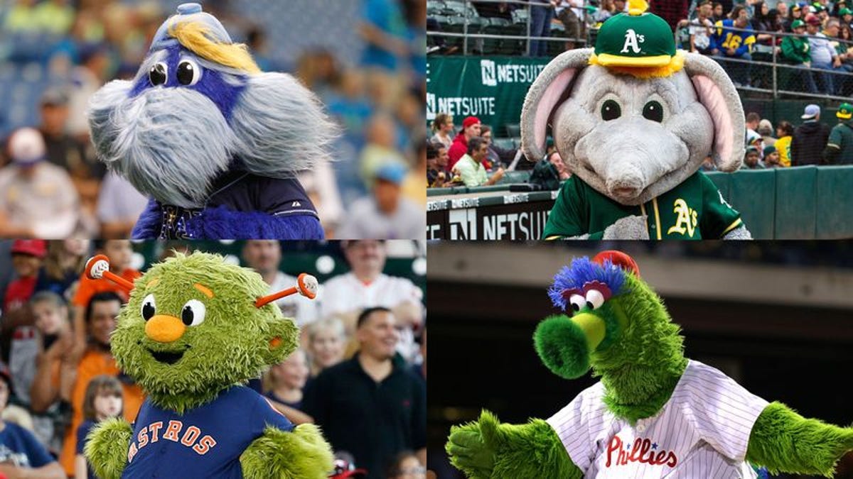 Baseball: Mascots wonder why they're banned from MLB