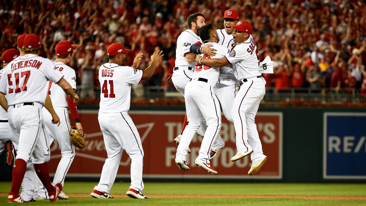 Washington Nationals' 4-3 over Milwaukee Brewers on base-clearing